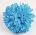 Flamenco Mum flower. Turquoise.12cm 3.800€ #504190133TRQS